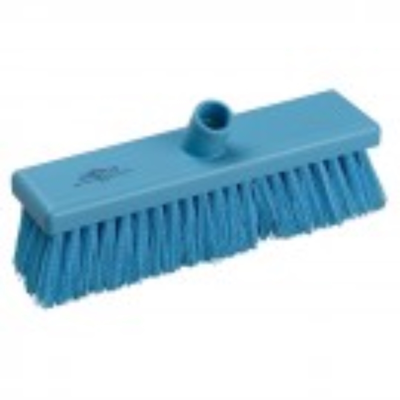 Blue Hygiene Flat Sweeping Broom in Medium 300mm