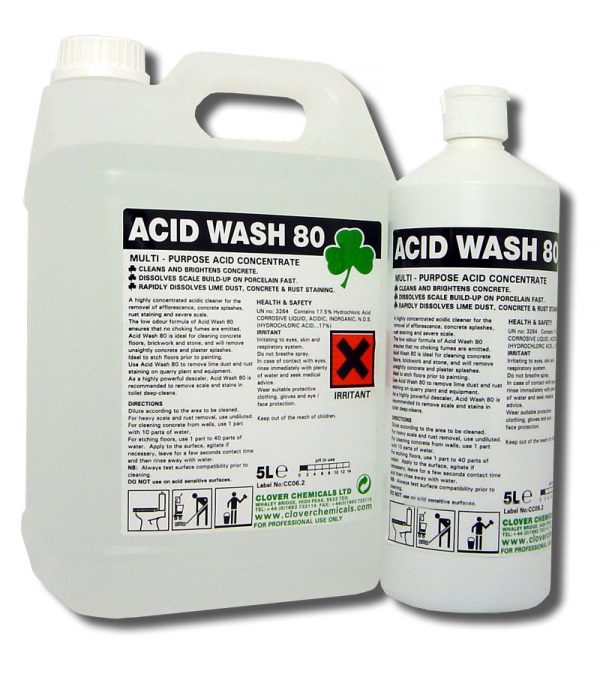 Clover Acid Wash 80 1 litre