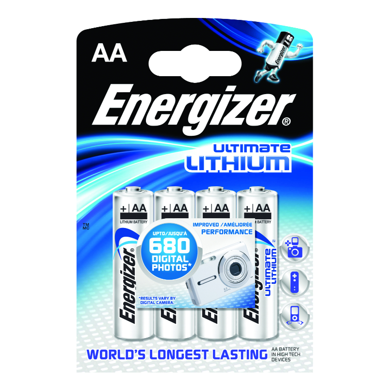 Lithium Batteries AA x 4