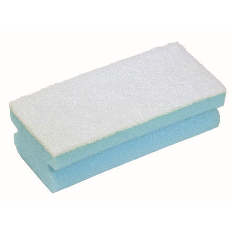 Soft Easigrip Sponge Scouring Pad, Blue/White