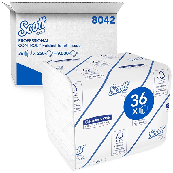 Scott Bulk Pack T/Tissue 2 ply 36 x 250 sheets