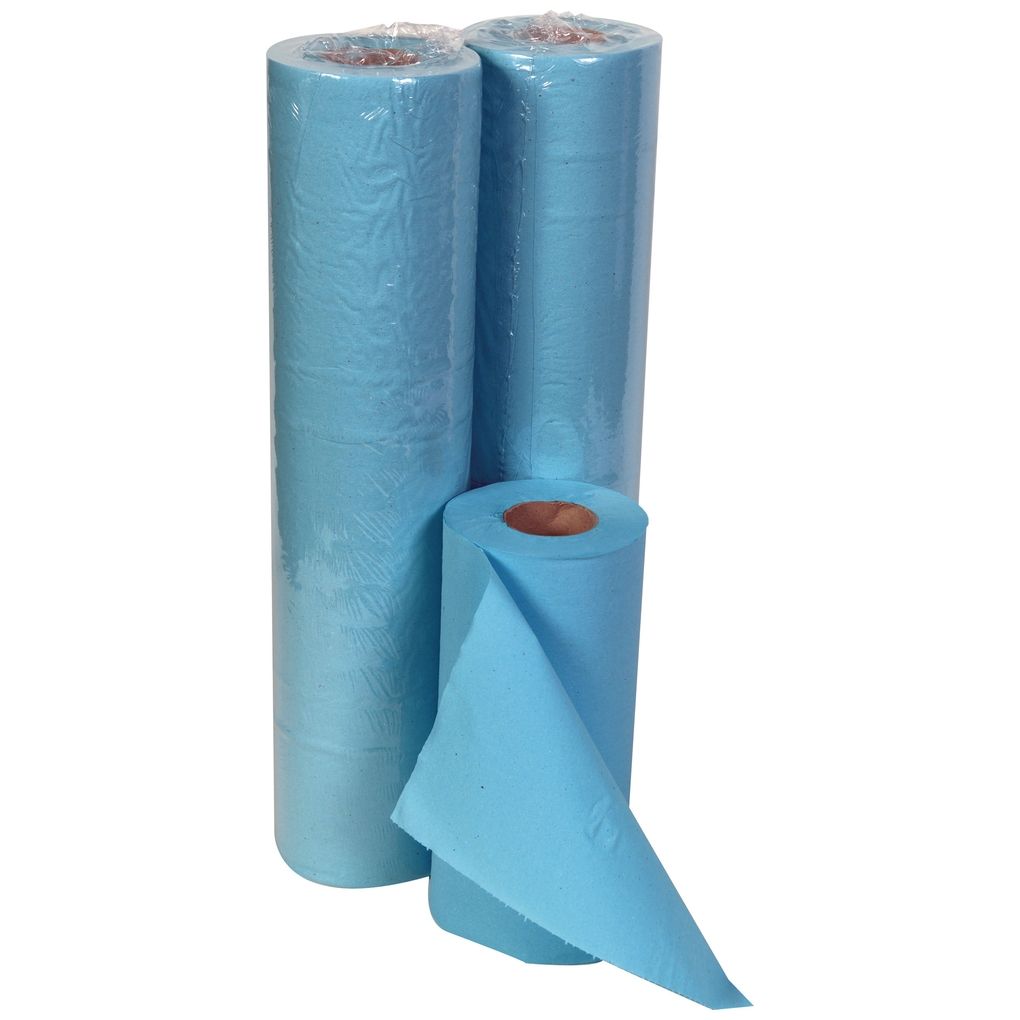 Embossed Hygiene Roll 46M, 20inch Blue 2 ply
