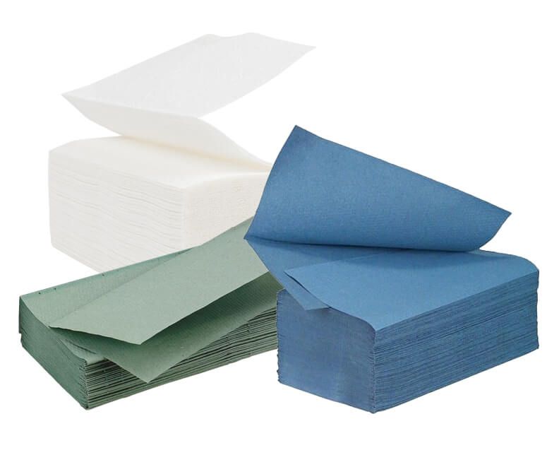 Contract V-Fold Hand Towel 1 ply Green