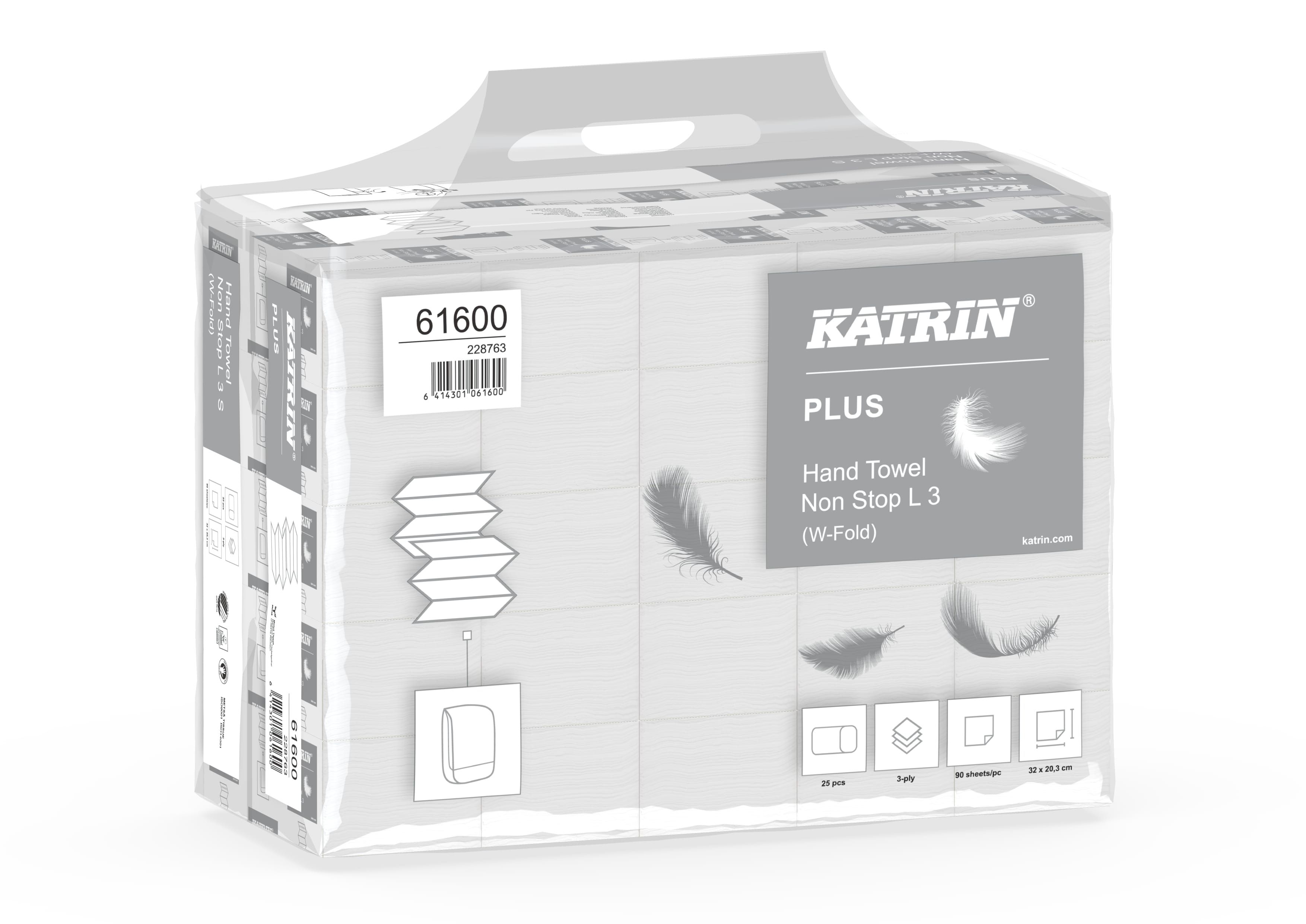 Katrin Plus Non Stop L3 Folded Hand/Towels 25x90 sheet