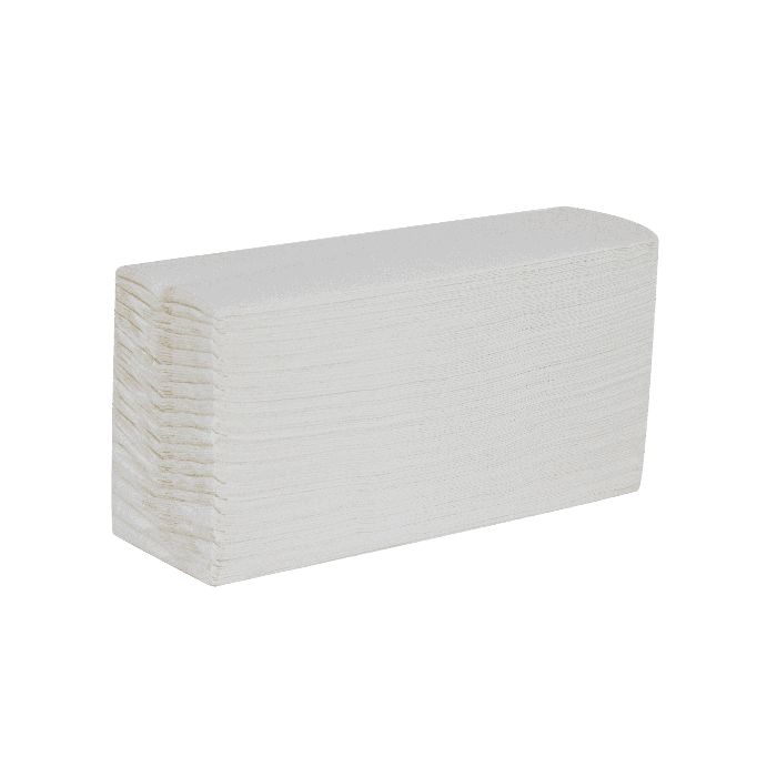 2ply White Economy C Fold H/T x 2400 (pure)16 gsm