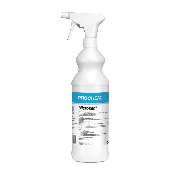 Prochem 1L Microsan Sanitiser# Anti-microbial Cleaner