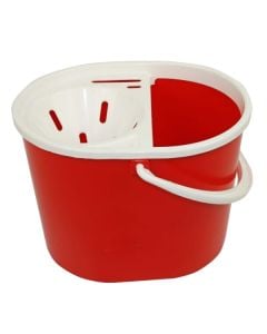 Red Lucy Oval Mop Bucket