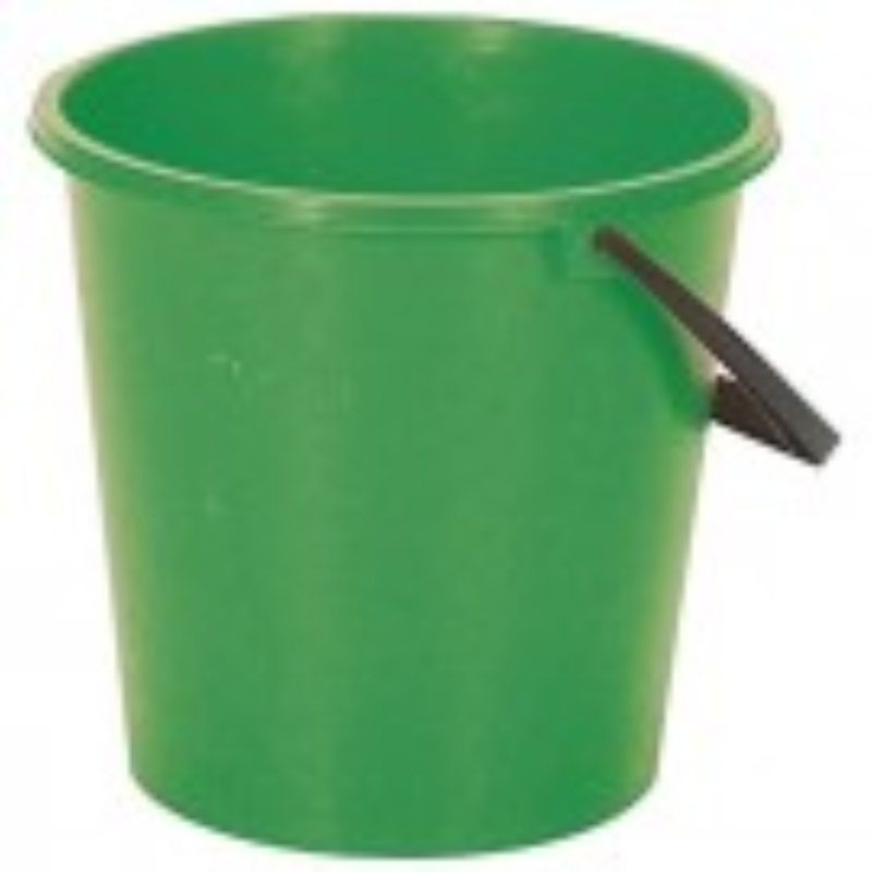 2 Gallon Round Bucket Green