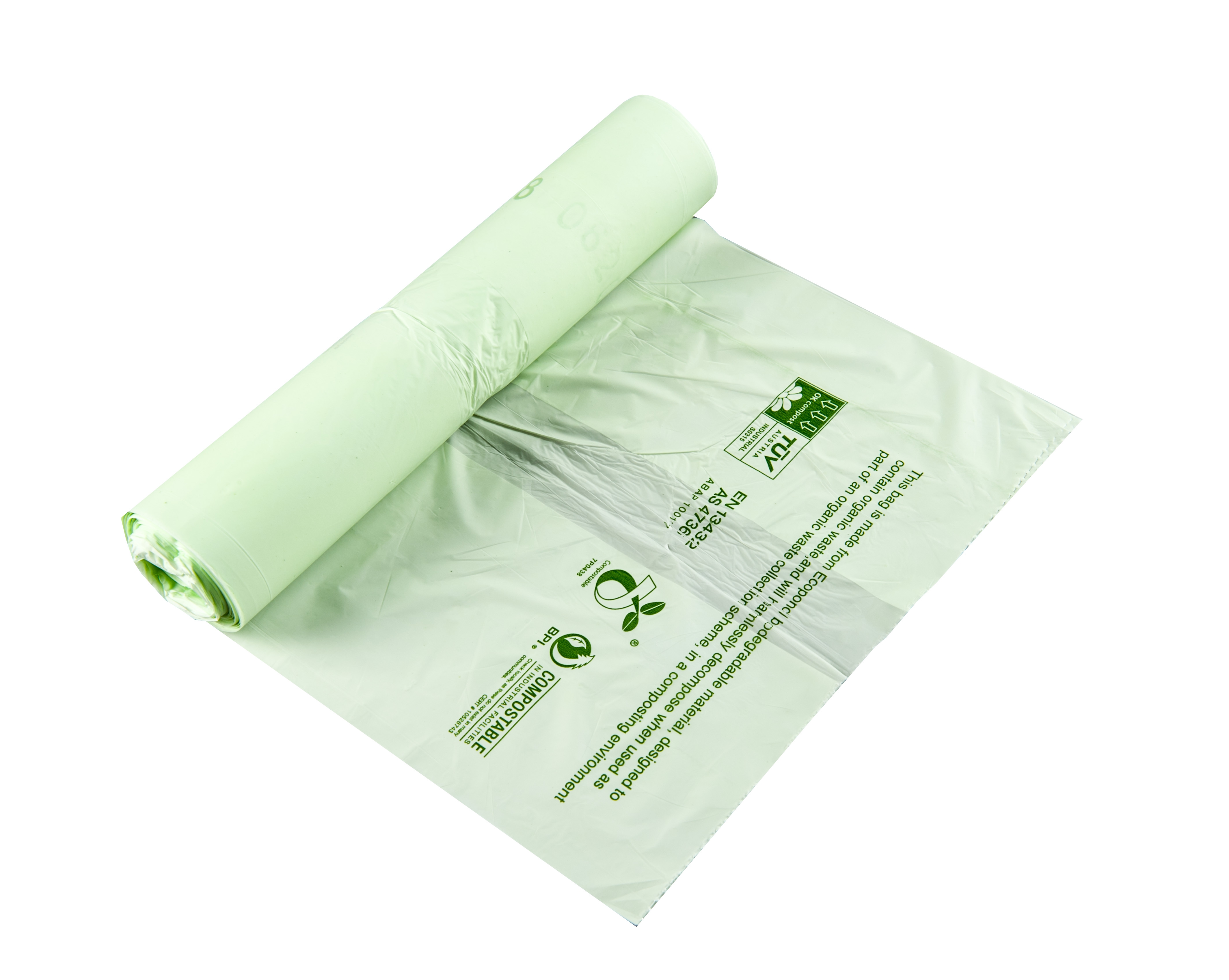 Compostable Bags 10L  24 rolls of 20 bags