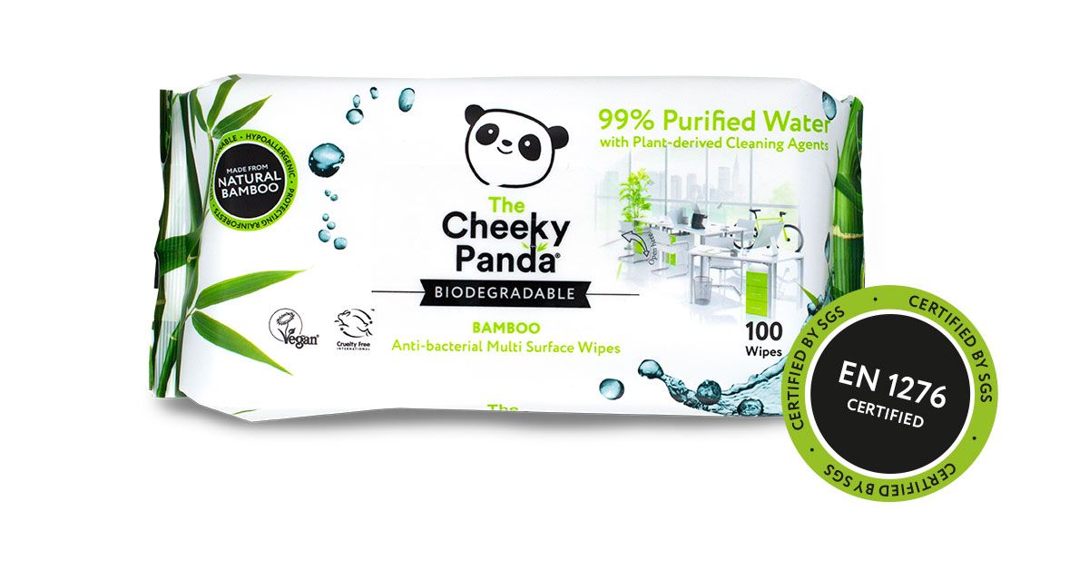 Cheeky Panda Anti-bac wipes x100 X 6 PACKS